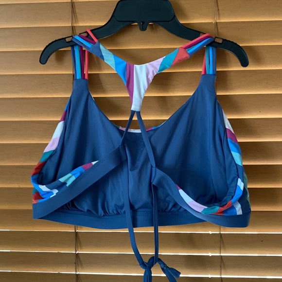 Target Colorful Bathing Suit top - Picture 2 of 4